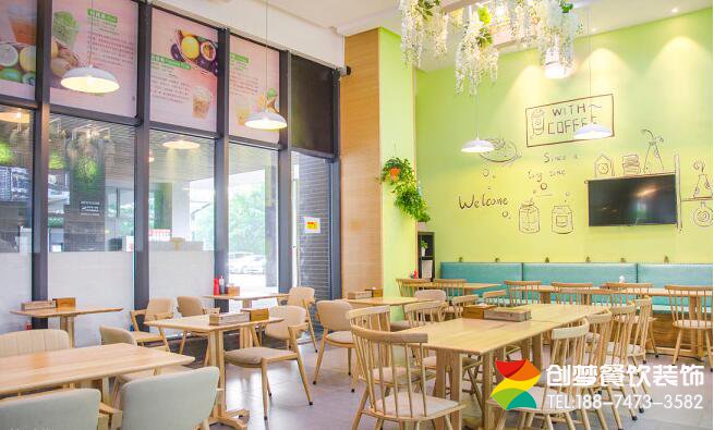 韩乐滋咖啡店就餐区设计